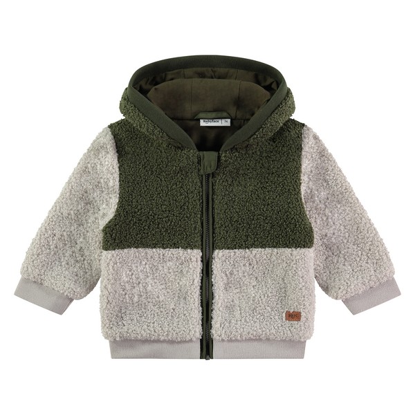 Winterjacke Teddy dark forrest