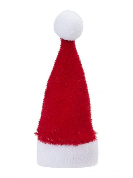 Nikolausmütze rot-weiß,4x7cm