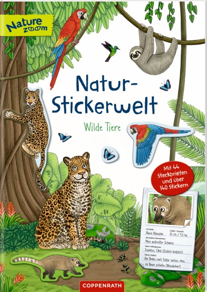 Natur Stickerwelt wilde Tiere