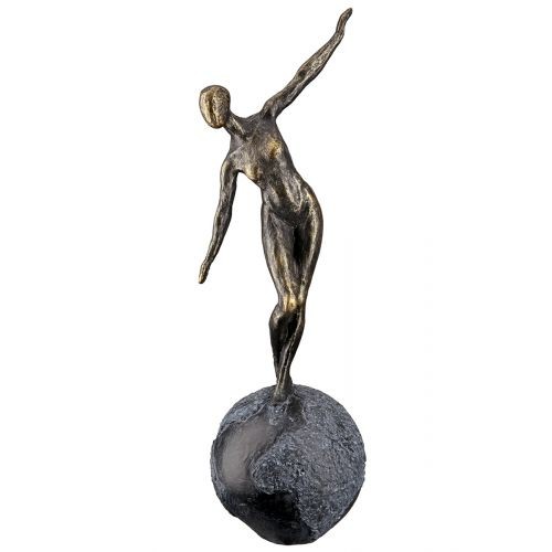 Poly Skulptur "The world in balance"