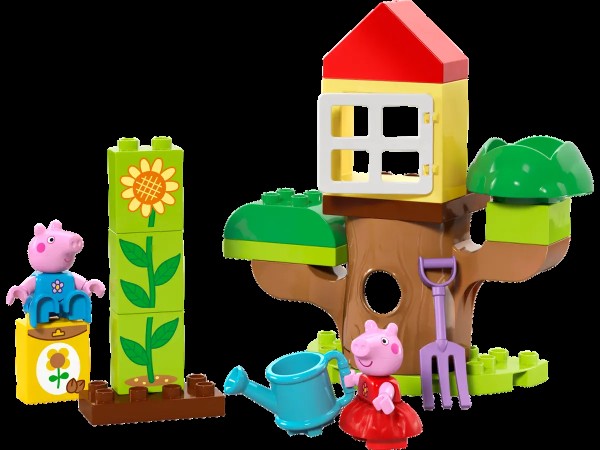 Duplo Peppa Pig Peppas Garten mit Baumhaus