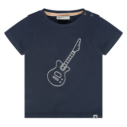 T-shirt indigo E-Gitarre