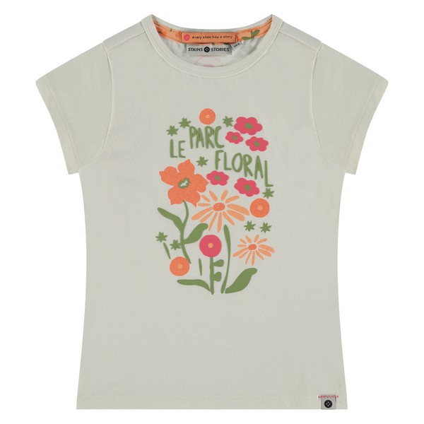 T-Shirt Parc le Floral ivory