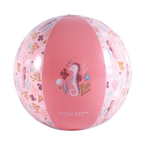 Strandball Ocean Dreams Pink 35 cm | Little Dutch