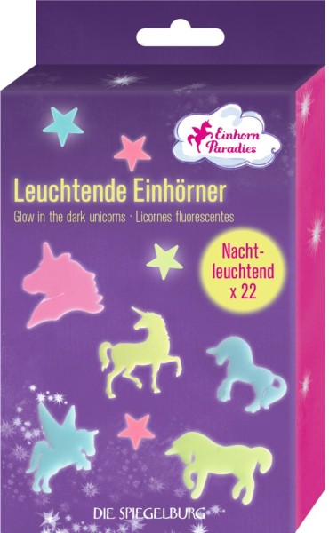 Leuchtende Einhörner - Einhorn-Paradies (Nachtleuchtend)