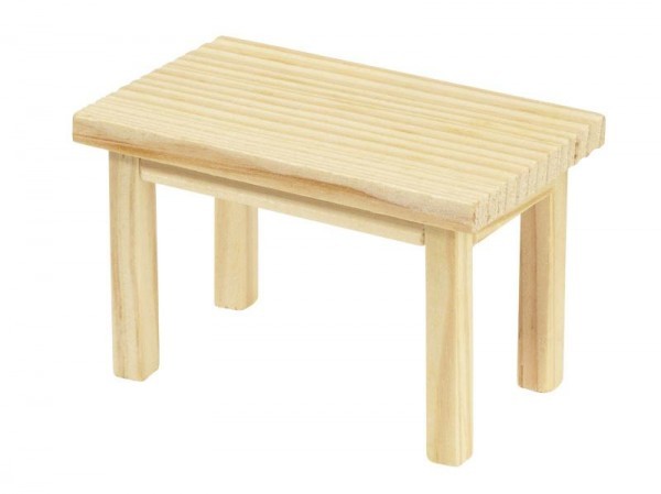 Holztisch rechteckig 8x5x5cm