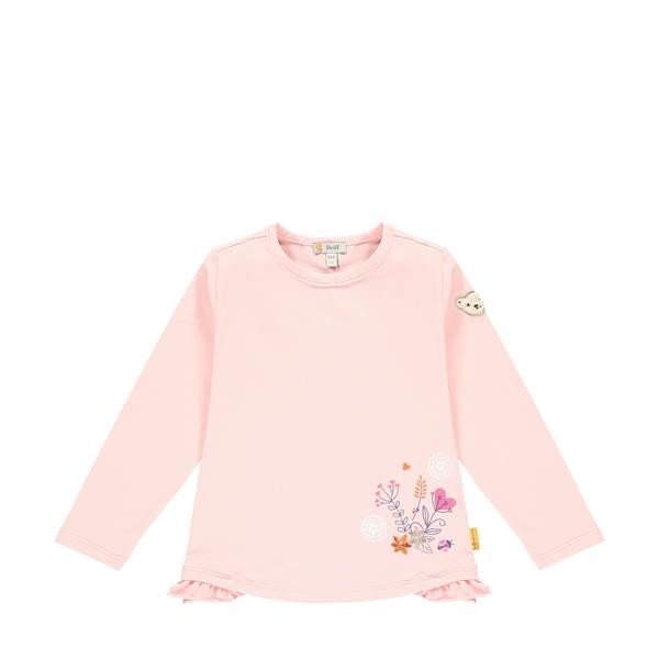 Langarm Shirt rosa Blüten Gr 110
