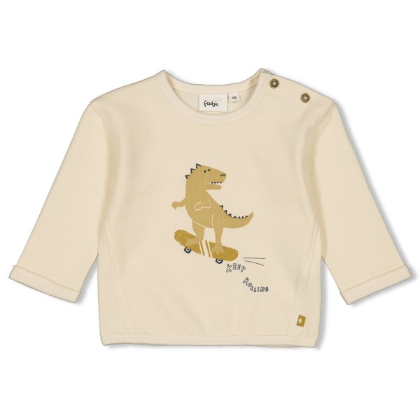 Sweatshirt Dino natur Keep Rolling