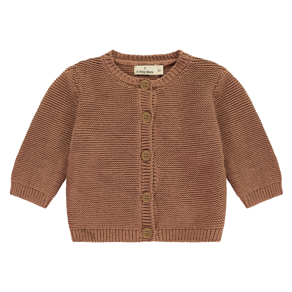 Strickjacke Cardigan mocha