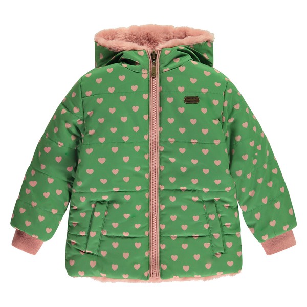 Winterjacke frog Herzen Wendejacke