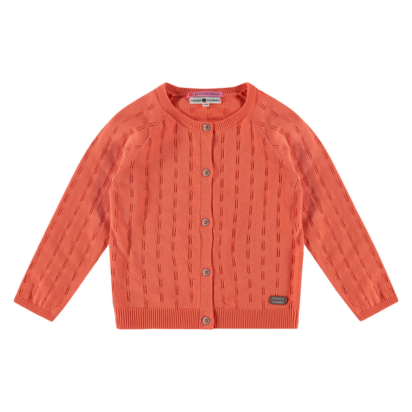 Strickjacke Cardigan grapefruit