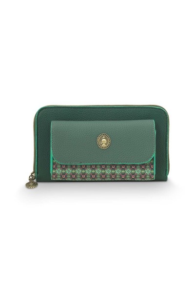 Wally Wallet Pocket Green 19.5x4.5x11cm