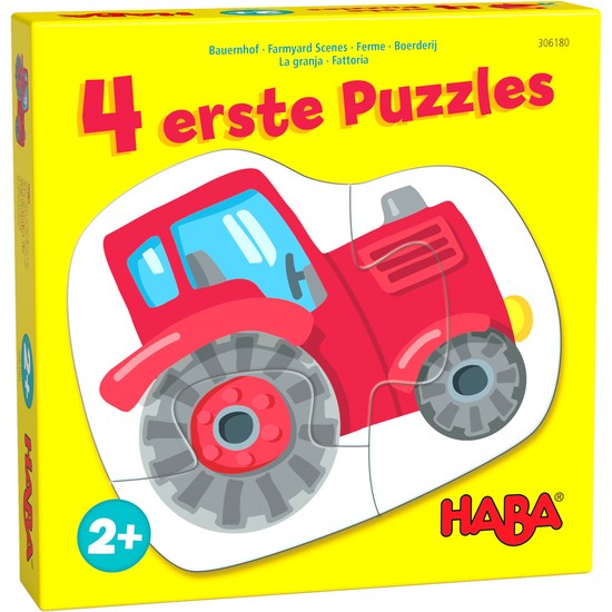 4er Puzzles - Tierkinder