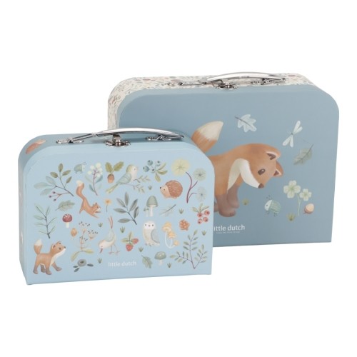 Kofferset Forest Friends Blau | Little Dutch