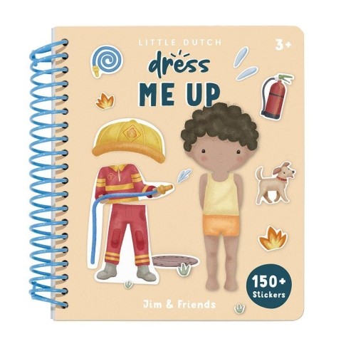 Stickerbuch Dress Me Up - Jim & Friends I Little Dutch