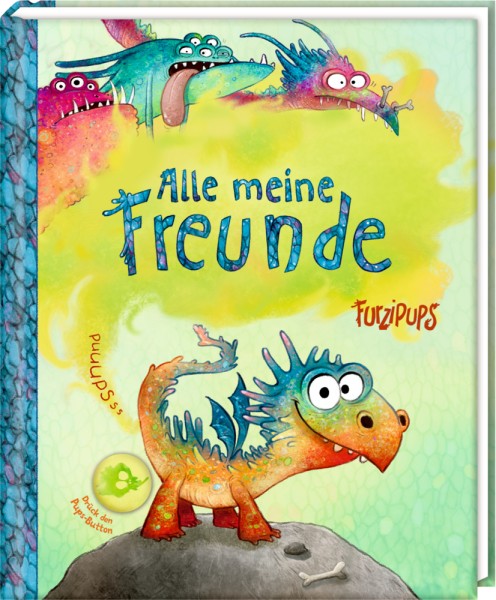 Freundebuch: Furzipups - Alle meine Freunde (mit Pups-Button)