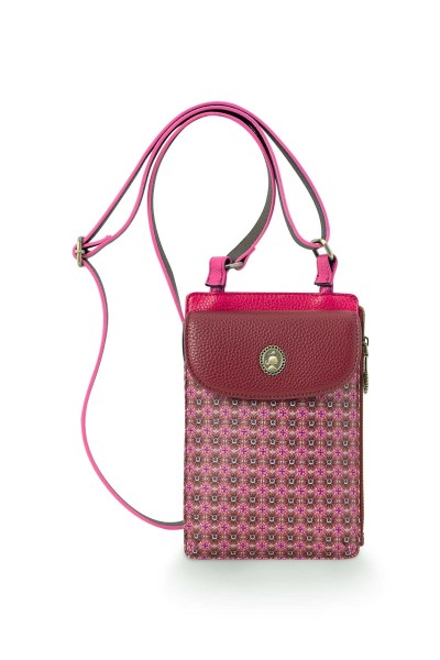 Pippa Phone Bag Clover Pink 13.5x3x20cm