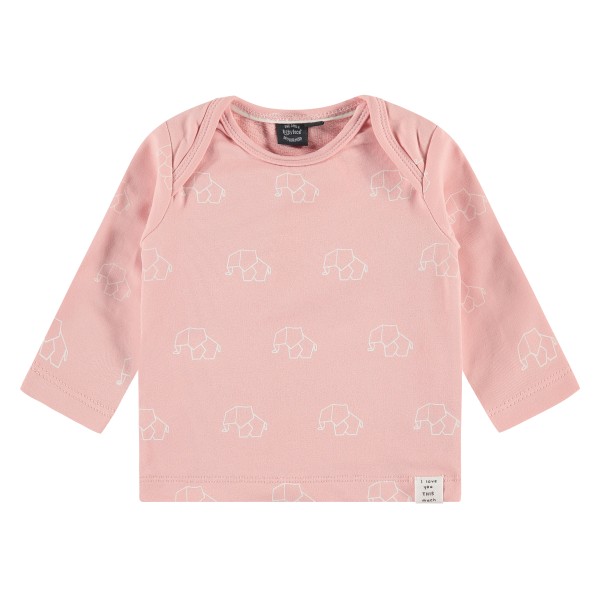 Baby-T-Shirt langarm in 74 Farbe:pink