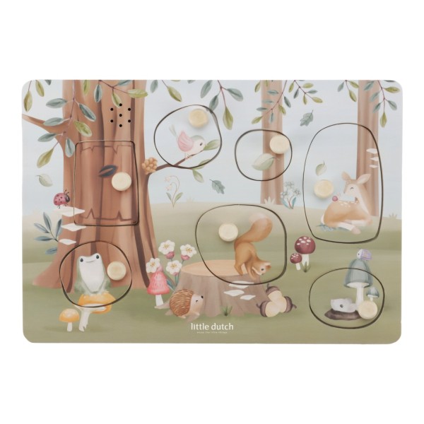 Sound-Greif-Puzzle Holz Forest Friends | Little Dutch