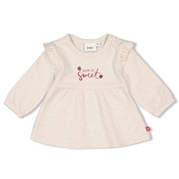 Langarmshirt Rüschen sand melange You`re so sweet