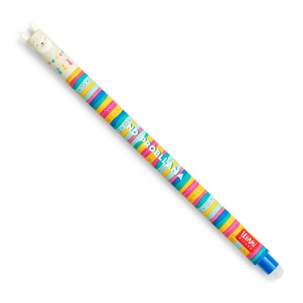 Löschbaren Gelstift - Erasable Pen mit Lama-Motiv