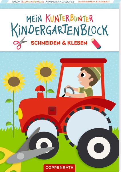 Mein k. Kindergartenblock: Schneiden & Kleben (Fahrzeuge)