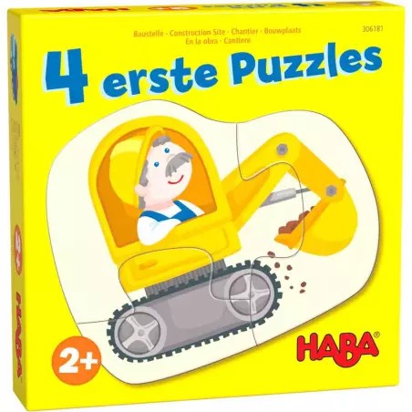 Haba 4 erste Puzzle Baustelle