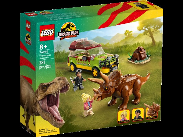 LEGO Jurassic Park Triceratops-Forschung
