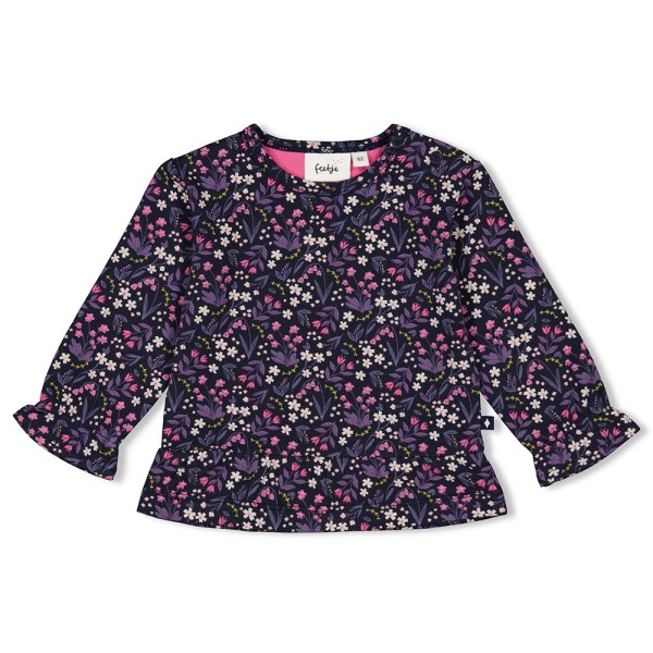 Langarmshirt Midnight Flowers