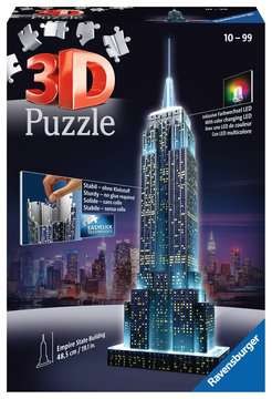 3D Puzzle Empire State Building Night edition